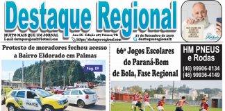 Capa Jornal Destaque Regional 27/09