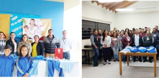 Acadêmicos da Censupeg fazem doações de uniformes