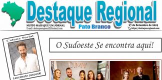 CAPA JORNAL DESTAQUE PATO BRANCO 27/09