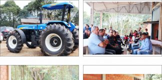 Administração entrega trator para associação do Bom Retiro  em Coronel Domingo Soares