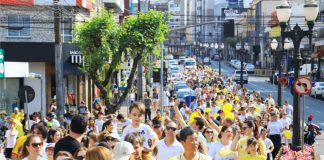 Dia D da campanha Setembro Amarelo reuniu centenas de pessoas em Pato Branco