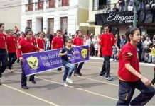 COLÉGIO ESTADUAL SEBASTIÃO PARANÁ PARTICIPA DO DESFILE CÍVICO
