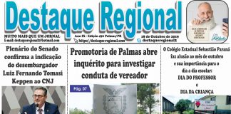 Capa Jornal Destaque Regional 18/10
