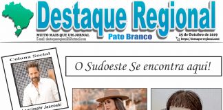 CAPA JORNAL DESTAQUE REGIONAL PATO BRANCO 25/10