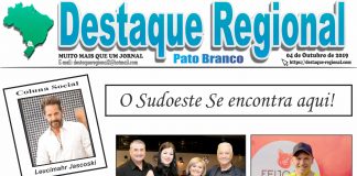 CAPA JORNAL DESTAQUE REGIONAL PATO BRANCO 04/10