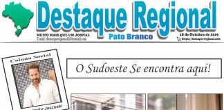Capa Jornal Destaque Regional PATO BRANCO 18/10