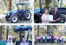 Administração entrega trator para associação da Terra Boa em CDS