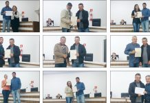 Administração e empresa Quebec Engenharia entregam certificados de conclusão de cursos