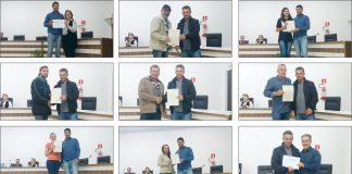 Administração e empresa Quebec Engenharia entregam certificados de conclusão de cursos