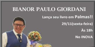 Bianor Paulo Giordani, mestre em Reiki vai estar em Palmas nesse final de semana