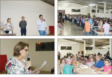 Dia do Servidor é comemorado com jantar, brindes e bingo em Cel. Domingos Soares