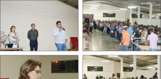 Dia do Servidor é comemorado com jantar, brindes e bingo em Cel. Domingos Soares