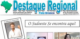 CAPA JORNAL DESTAQUE REGIONAL PATO BRANCO 29/11