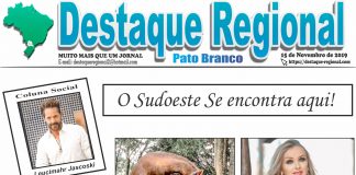 CAPA JORNAL DESTAQUE REGIONAL PATO BRANCO 15/11