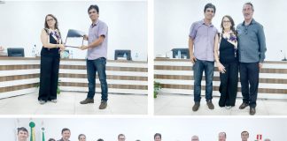 Moção de Aplauso na sessão da Câmara de Vereadores em virtude da nossa ex-servidora pública da casa Solange Vergínia Dallastra Favero pelos 18 anos e 9 meses de serviços prestados