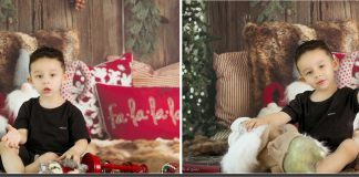 O nosso amiguinho simpático Arthur Luiz Schneider, já está em clima de Natal