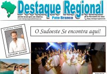 CAPA JORNAL DESTAQUE REGIONAL PATO BRANCO 08/11