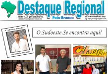 CAPA JORNAL DESTAQUE REGIONAL PATO BRANCO 22/11