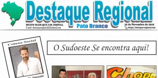 CAPA JORNAL DESTAQUE REGIONAL PATO BRANCO 22/11