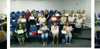 ALUNOS RECEBEM CERTIFICADO DO PRIMEIRO MÓDULO DO CURSO SERVIÇOS ADMINISTRATIVOS