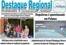 CAPA JORNAL DESTAQUE REGIONAL 06/12