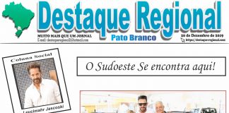 CAPA JORNAL DESTAQUE REGIONAL PATO BRANCO 20/12