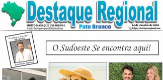 Capa Jornal Destaque Regional PATO BRANCO 24/01