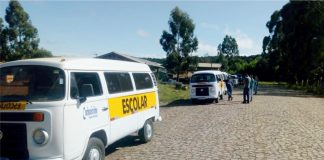 Transporte Escolar de Cel. Domingos Soares/PR  passaram por vistoria