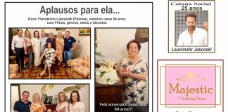 Aplausos para ela…