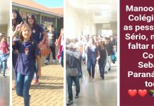 No dia 05 de fevereiro alunos da Rede Estadual de Ensino iniciaram o ano letivo