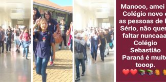 No dia 05 de fevereiro alunos da Rede Estadual de Ensino iniciaram o ano letivo