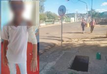 ACIDENTE COM BURACO MACHUCA PEDESTRE EM CALÇADA NO CENTRO DE PALMAS