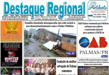 CAPA JORNAL DESTAQUE REGIONAL 20/03