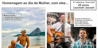Homenagem ao dia da Mulher, com eles…