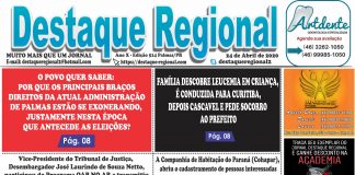 CAPA JORNAL DESTAQUE REGIONAL 24/04