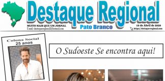 CAPA JORNAL DESTAQUE REGIONAL PATO BRANCO 10/04