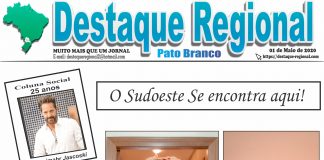 CAPA JORNAL DESTAQUE REGIONAL PATO BRANCO 01/05