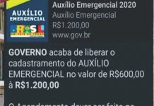Fake News: Site que cadastra pessoas para receber Auxílio Emergencial é falso