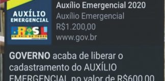 Fake News: Site que cadastra pessoas para receber Auxílio Emergencial é falso