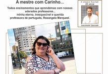 A mestre com Carinho…