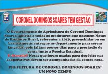CORONEL DOMINGOS SOARES TEM GESTÃO!!!