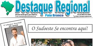 CAPA JORNAL DESTAQUE REGIONAL PATO BRANCO 22/05