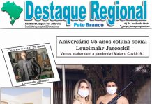 CAPA JORNAL DESTAQUE REGIONAL PATO BRANCO 05/06