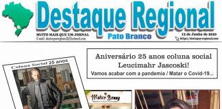 CAPA JORNAL DESTAQUE REGIONAL PATO BRANCO 12/06