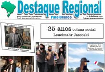 CAPA JORNAL DESTAQUE REGIONAL PATO BRANCO