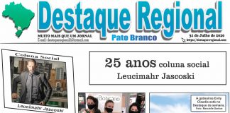 CAPA JORNAL DESTAQUE REGIONAL PATO BRANCO