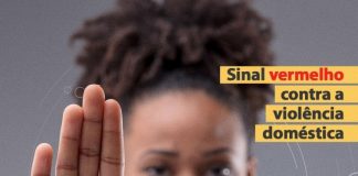 X Diga não à violência doméstica e à violência contra a mulher