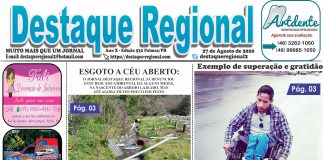 CAPA JORNAL DESTAQUE REGIONAL 27/08