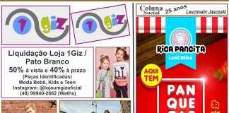 Liquidação Loja 1Giz / Pato Branco