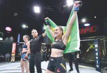 Após vitória por finalização, Jennifer Maia disputará cinturão no UFC
